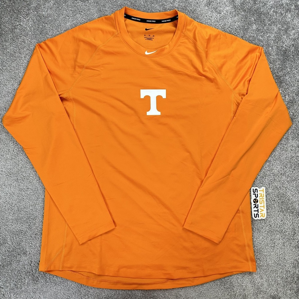 Tennessee Volunteers Shirt Mens XL Nike Pro Football PE Long Sleeve Compression